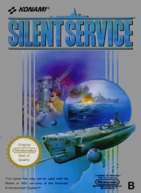 Silent Service (Europe) box cover front